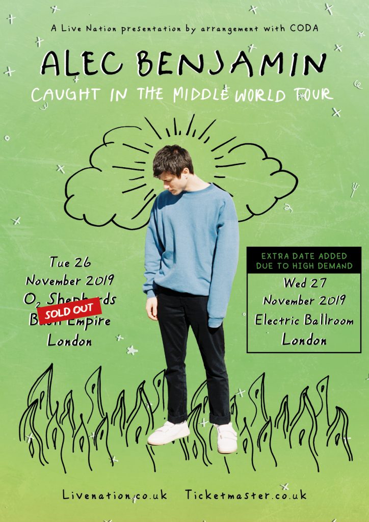 Alec Benjamin Admat - Electric Ballroom Camden - Iconic Music Venue