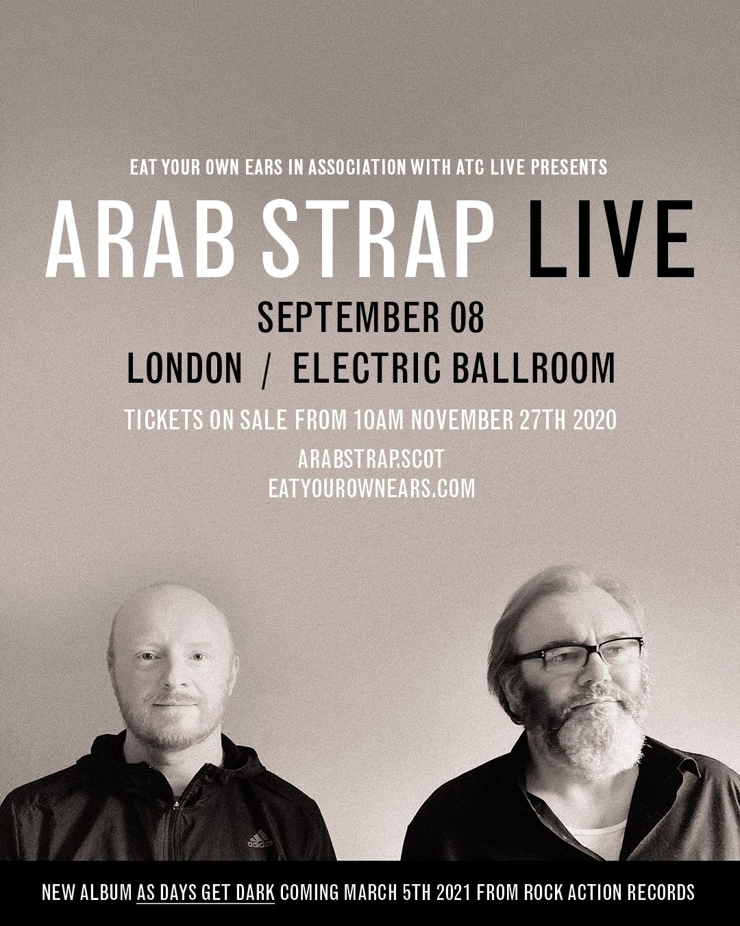 Arab Strap Electric Ballroom Camden Iconic Music Venue