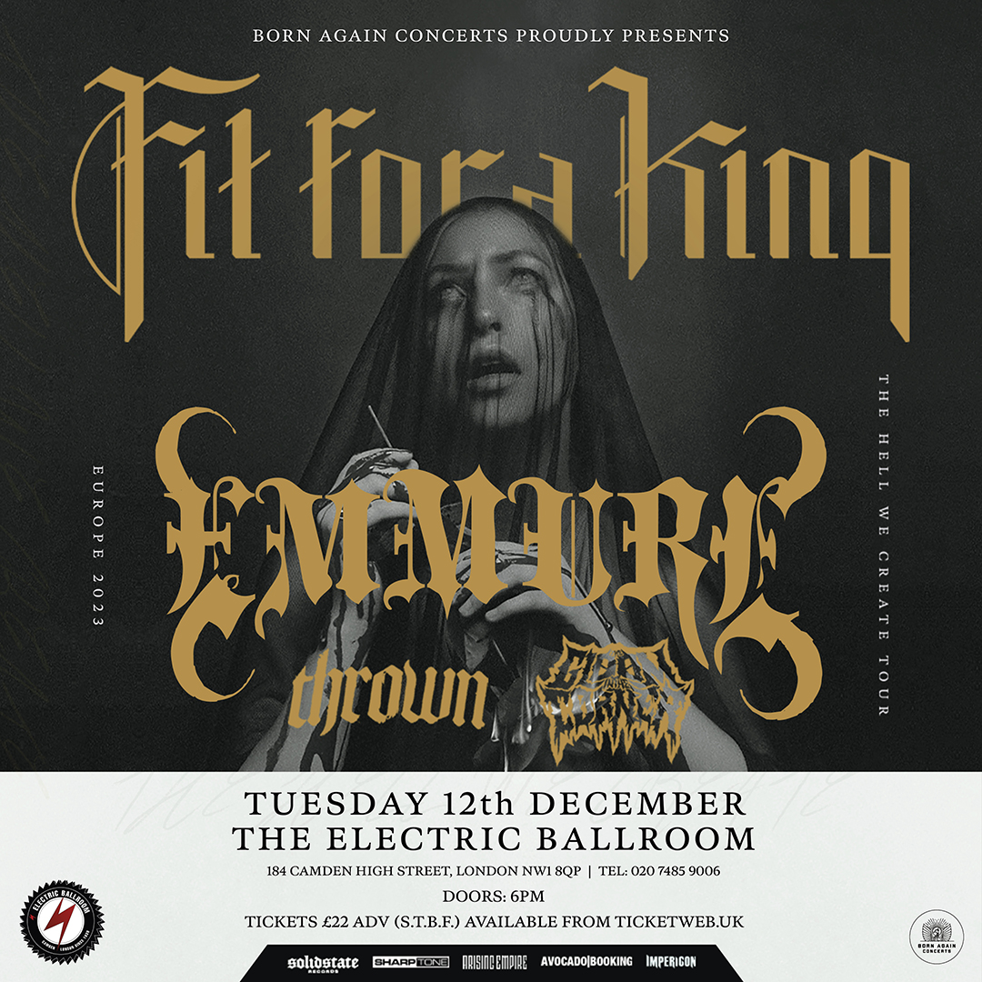 FIT FOR A KING Electric Ballroom Camden Iconic Music Venue